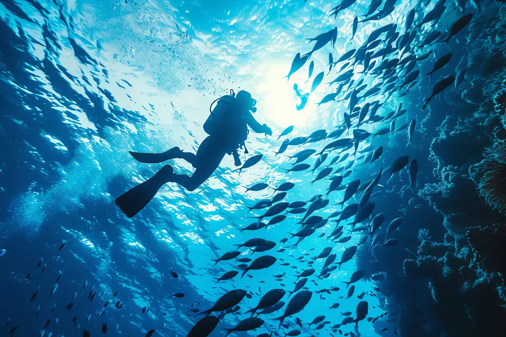 Scuba diving