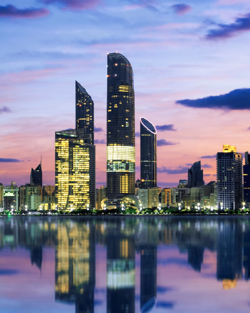 Abu Dhabi waterfront, United Arab Emirates